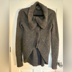 All Saints Ursula Escape Cardigan, Color is Smoke Marl, Women's Size 2